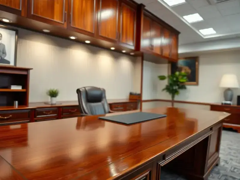 Restored office desk